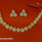 Original Kundan Necklace Set with Rose Gold Plating